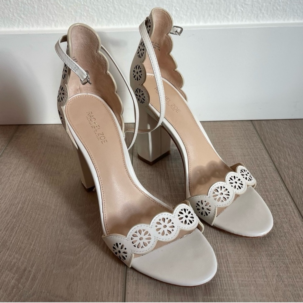 RACHEL ZOE White Heels